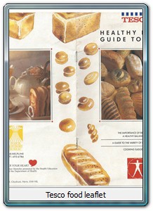Tesco food leaflet